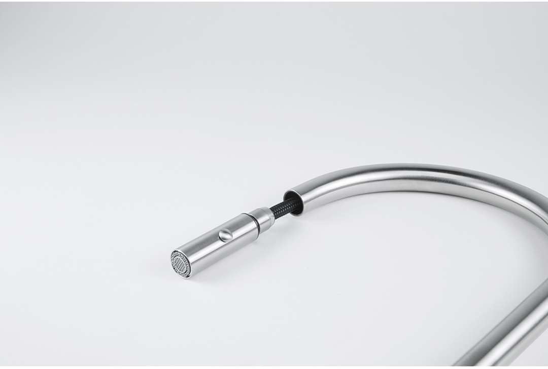Franke 115.0590.045 Eos Neo pull-our spray Spültischbatterie, Edelstahl, small