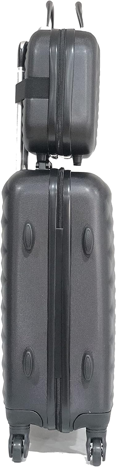 Koffer Kabinen/mittel/gross, mit oder ohne Vanity, französische Marke (Schwarz (5802), Kabine & Vani