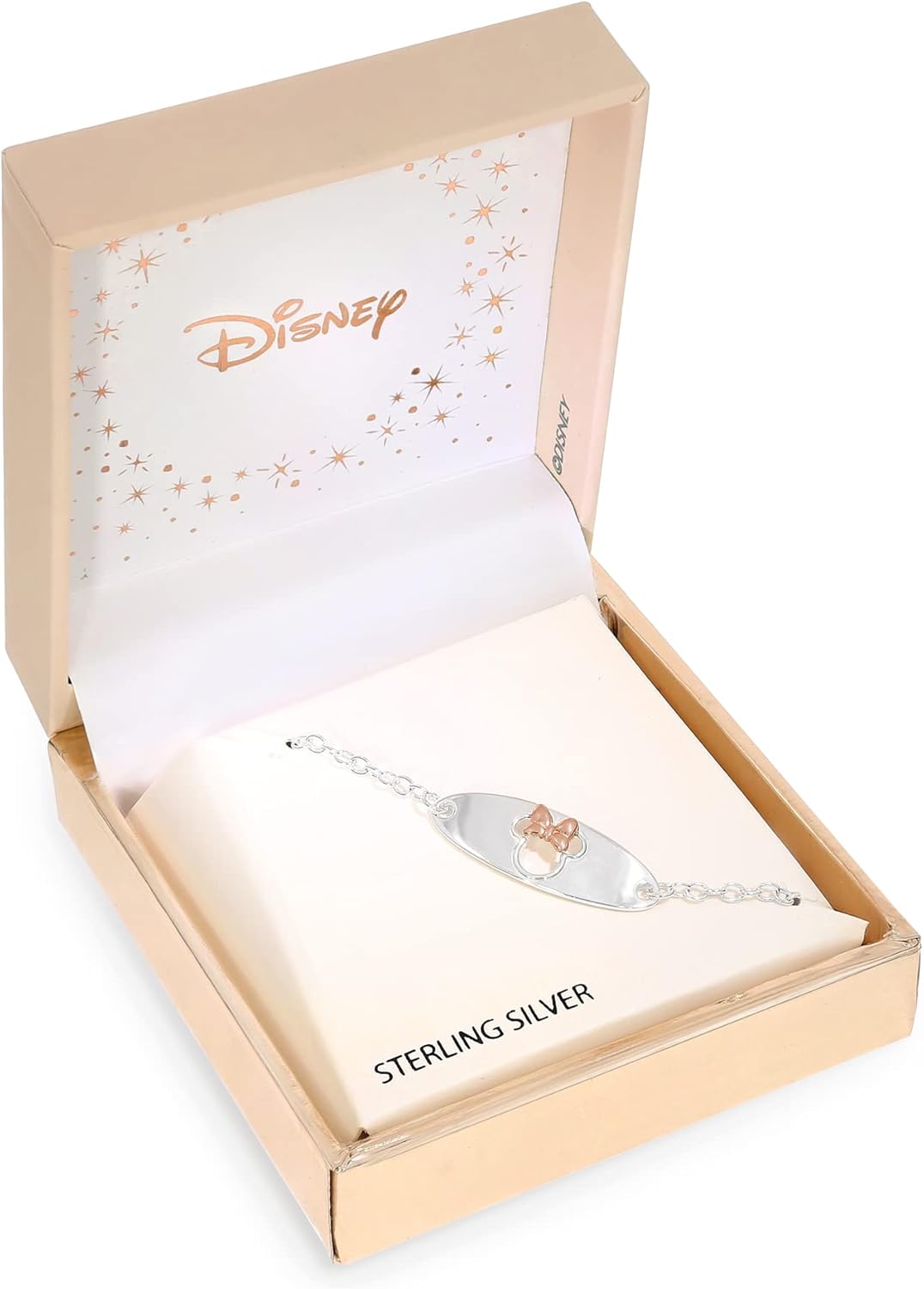 Disney-Armband aus Silber mit einer zentralen Figur, die Minnie darstellt Minnie-Teller, Minnie-Tell