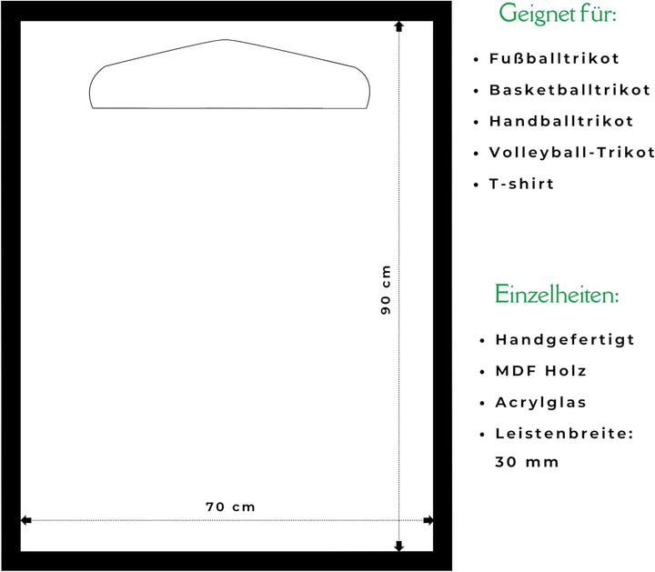 Trikotrahmen mit Drehtür | Vintage-Weiss | 70x90 cm Objektrahmen | magnetischer Verschluss, schnelle