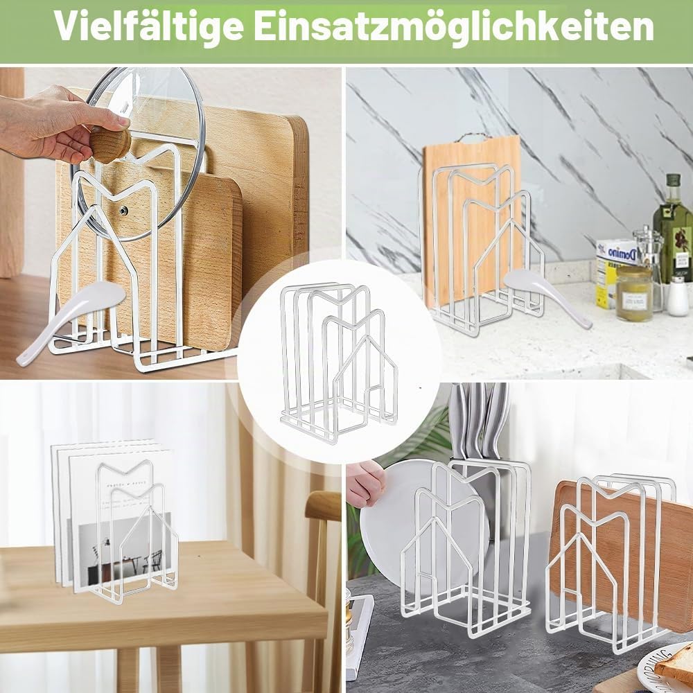 LIMITADA Schneidebrett Rack Schneidebrettständer WeisseSchneidebrett Halter Ständer Schneidebrett Ha