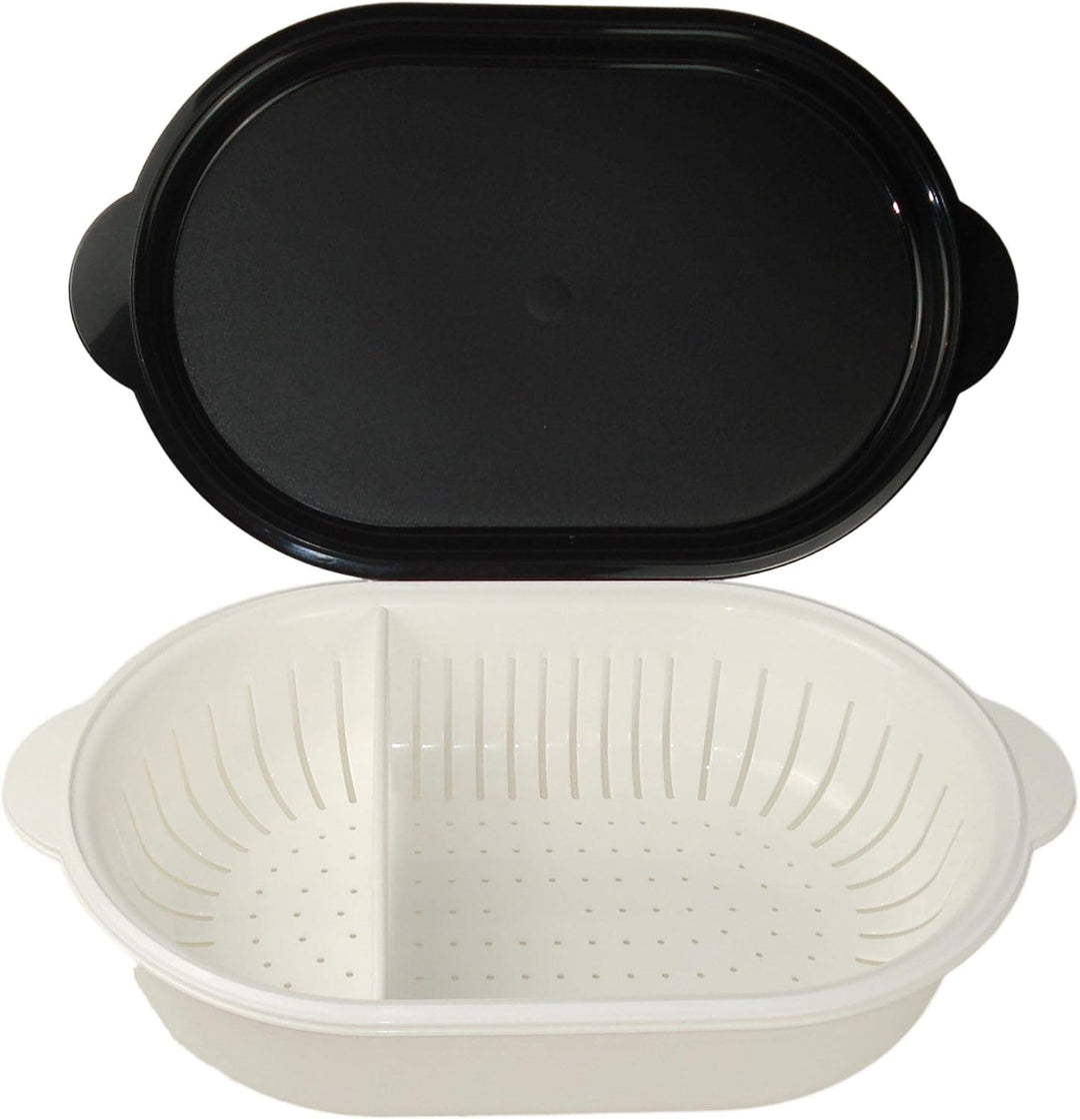 Tupperware Super Servierstar Aufbewahrungsbox 4 Liter Deckel schwarz