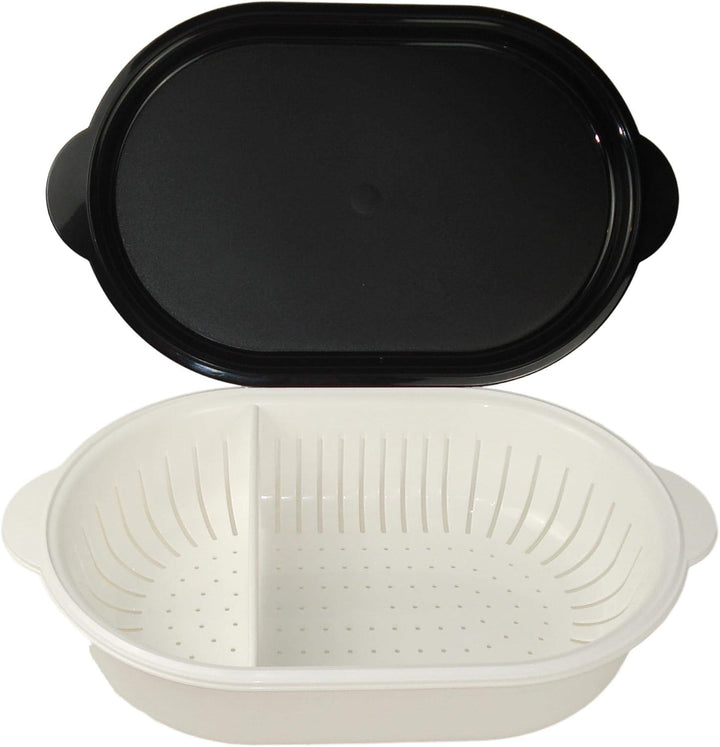 Tupperware Super Servierstar Aufbewahrungsbox 4 Liter Deckel schwarz