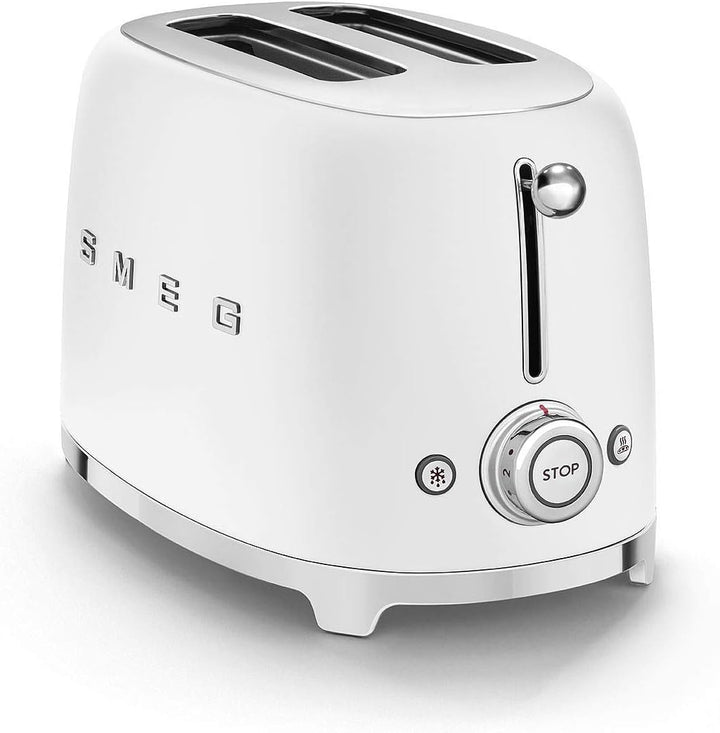 Smeg TSF01WHMEU Toaster Weiss matt GRANDE Weiss Matt, GRANDE Weiss Matt