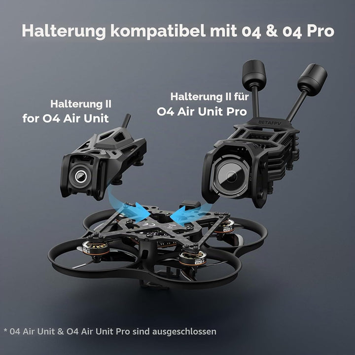 BETAFPV Pavo Pico II Brushless Whoop Frame with HD VTX Bracket | 4-Screw Easy Assembly, Vibration-Da