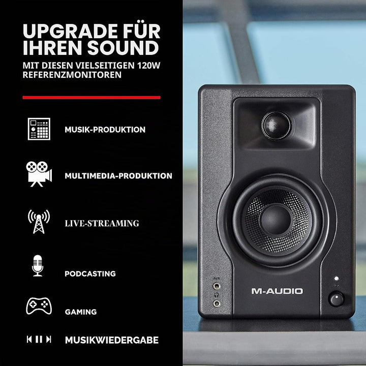 AKAI Professional MPK Mini MK3 &amp; M-Audio BX3 – 25-Tasten USB MIDI Keyboard Controller, Drum Pads und