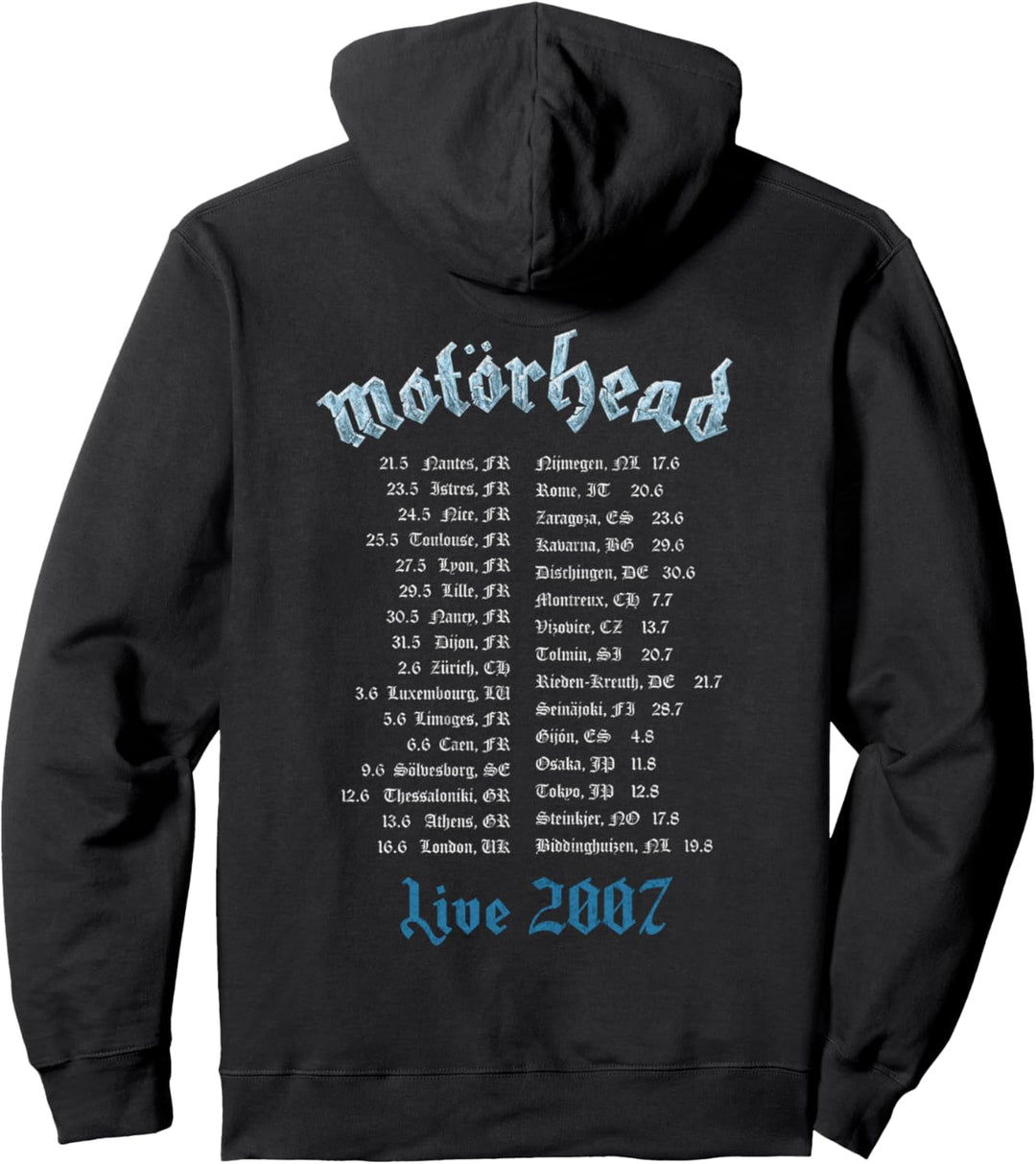 Motörhead – Kiss Of Death Vintage Front/Back Pullover Hoodie