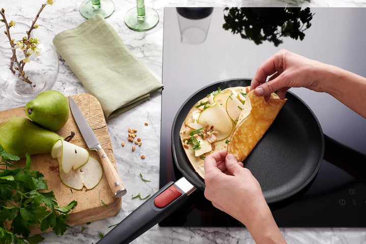Woll 1226 N Antihaft-/ Crepe Pfanne ,26 cm flach mit abnehmbarem Stiel inklusiv