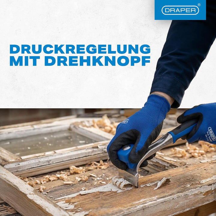 Draper 17156 Zugschaber, Wolframkarbid, Blau