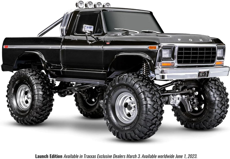 TRAXXAS Crawler TRX-4 RTR 79 Ford F150 schwarz 1/10 Brushed ohne Akku/Lader 4WD High-Trail