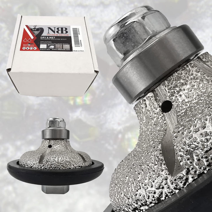 NBB Diamant-Profilscheibe Diamantfräser Fräsbohrer Trennreibahle Profilierungs-Bit für Porzellan Fli
