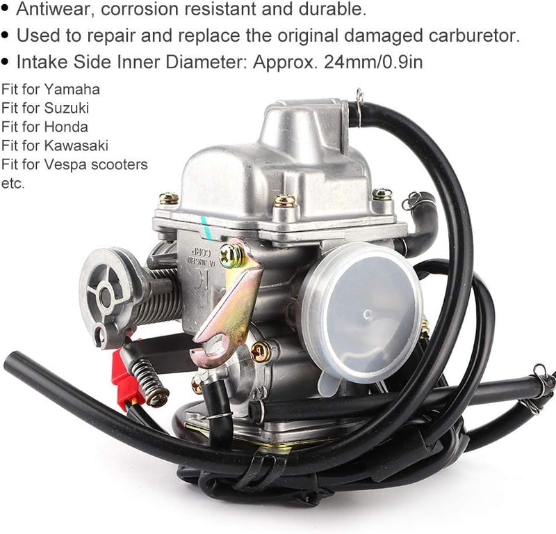 pd24j vergaser,pd24j,vergaser pd24j,ATV Vergaser, 24 mm Vergaser Carburetor Zubehör Vergaser Ersatz