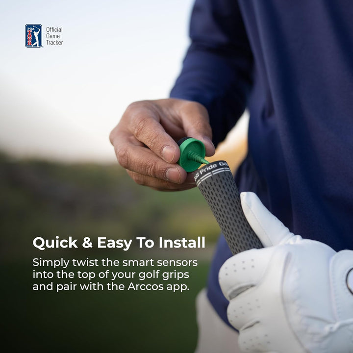 Arccos Smart Sensors: automatisches Golfspiel-Tracking-System, A.I. Powered Caddie, A.I. GPS-Entfern