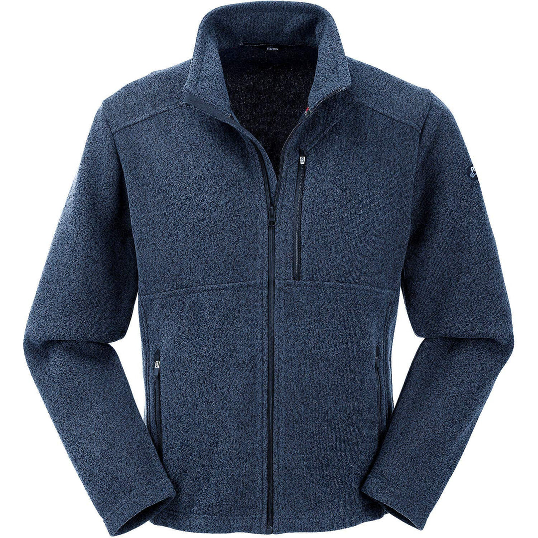 Maul Retail Service Maul Herren Oberstdorf II - Strickfleece Jacke 48 78 Himmelblau, 48 78 Himmelbla