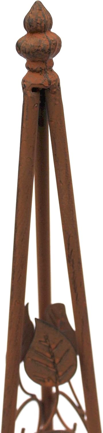 DanDiBo Rankhilfe Pyramide 082547 aus Metall 95 cm bis164 cm Kletterhilfe Rankgerüst Ranke (S - 95 c