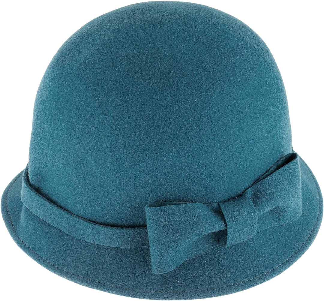 Alpenleder Damenhut - Maria (Handgefertigt) - Nachhaltiges Bio-Filz aus regionaler Landwirtschaft |