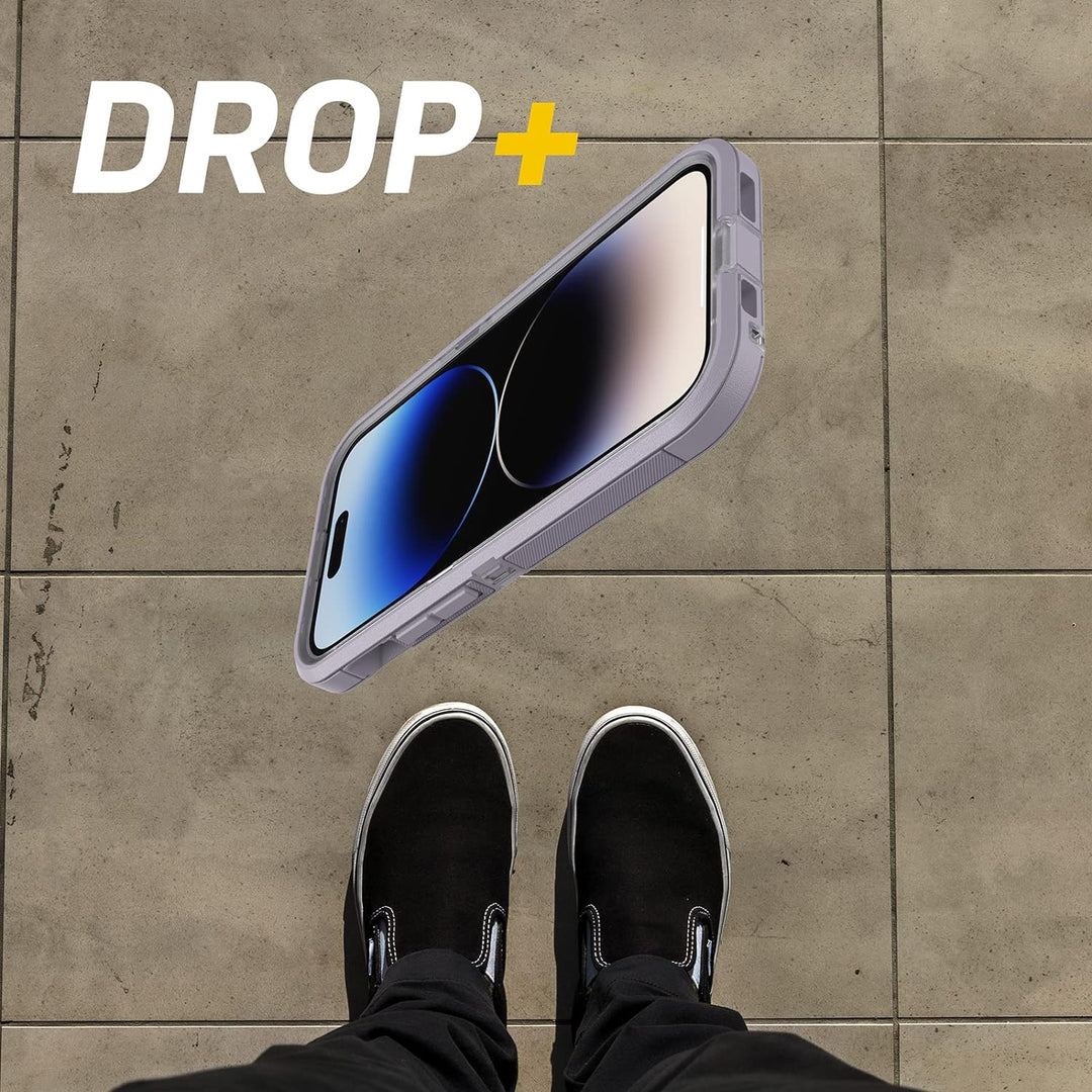 OtterBox Defender XT Clear Series für iPhone 14 Pro Max (nur für iPhone 14 Pro Max) – Lavendel Sky (