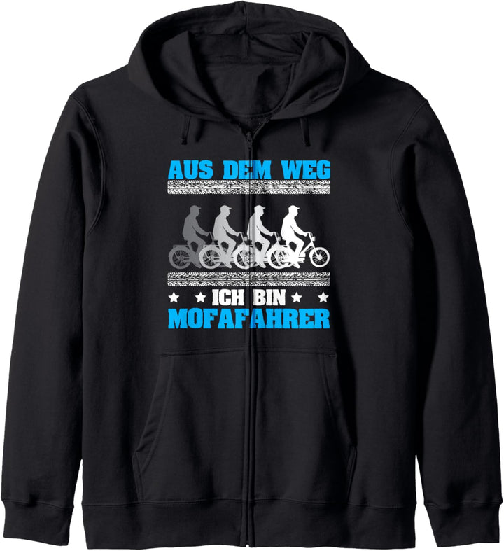 Lustiges Mofa Hercules Moped Spruch Kapuzenjacke