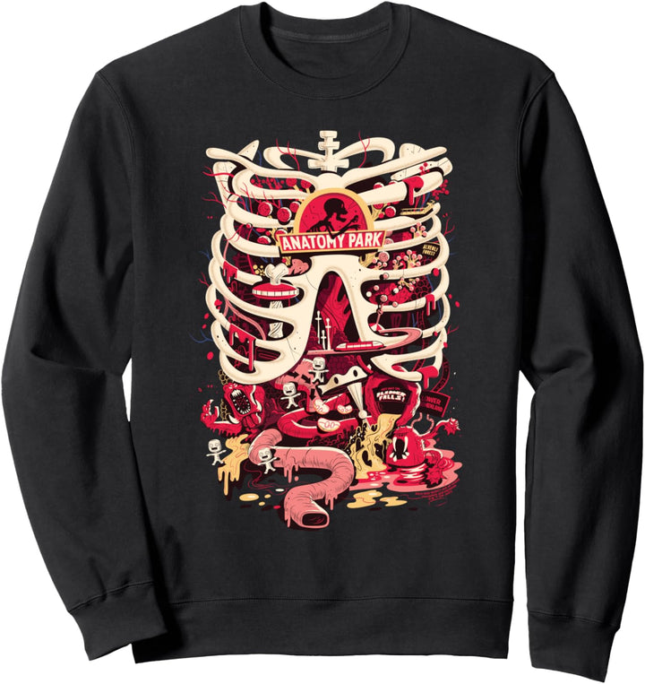 Rick and Morty Anatomy Park Logo Sweatshirt