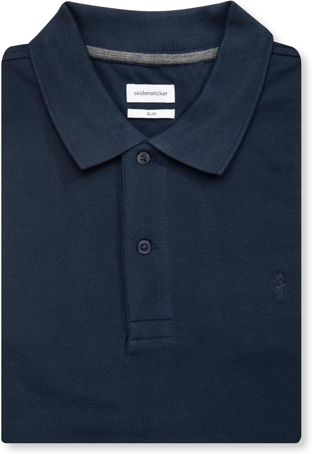 Seidensticker Herren Slim Fit-Poloshirt Kurzarm Polo Shirt S Dunkelblau, S Dunkelblau