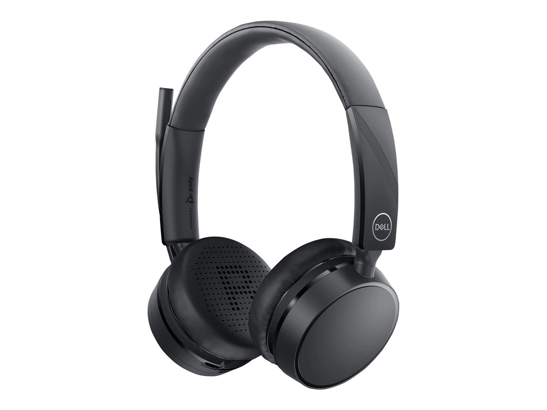 Dell Pro Wireless-Headset WL5022 On-Ear (kabellos, Bluetooth, USB), Schwarz Bügel, Bügel