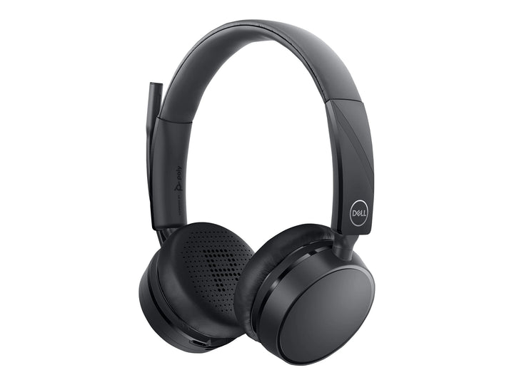 Dell Pro Wireless-Headset WL5022 On-Ear (kabellos, Bluetooth, USB), Schwarz Bügel, Bügel