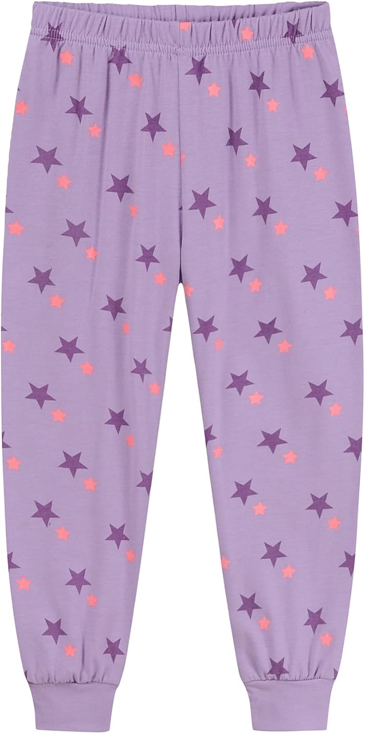 EULLA Kinder Schlafanzüge Mädchen Langarm Winter Pyjama Set Baumwolle Meerjungfrau Einhorn Prinzessi