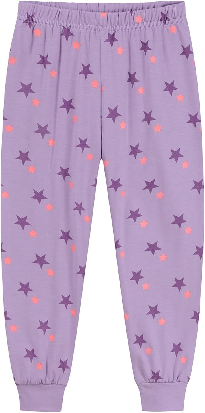 EULLA Kinder Schlafanzüge Mädchen Langarm Winter Pyjama Set Baumwolle Meerjungfrau Einhorn Prinzessi