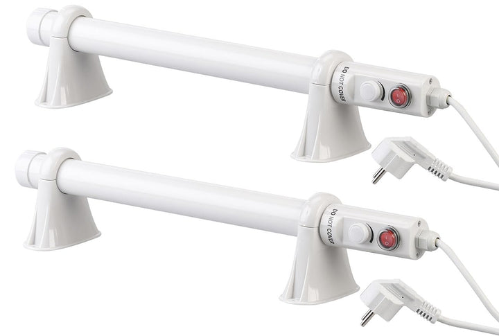 Royal Gardineer Heizung: 2er-Set elektrische Stabheizungen für Gewächshäuser, 55 W, 51 cm, IP44 (Pfl