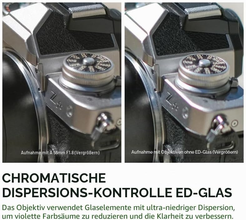 TTArtisan 56mm F1.8 Objektiv für E-Mount Autofokus APS-C Rahmenkameras A5000 A6500 A6600 NEX-3 NEX-3