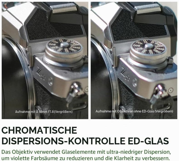 TTArtisan 56mm F1.8 Objektiv für E-Mount Autofokus APS-C Rahmenkameras A5000 A6500 A6600 NEX-3 NEX-3