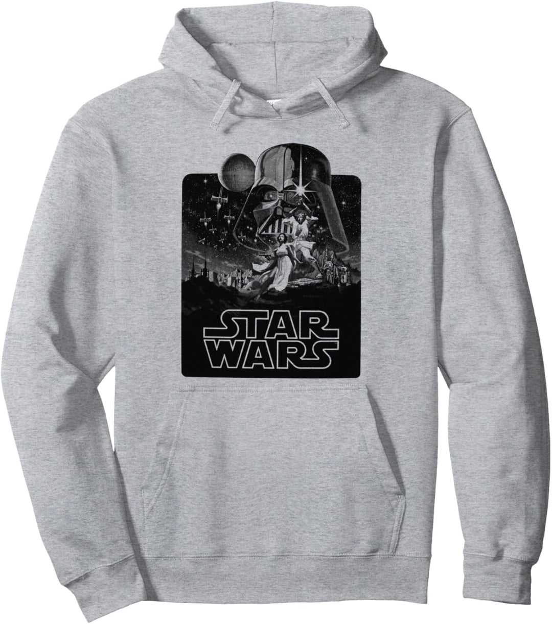 Star Wars A New Hope One Color Poster Pullover Hoodie