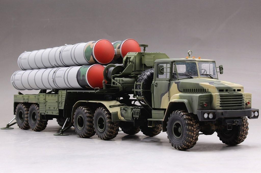 Hobby Boss 385511 Russian KrAZ-260B Trctor w S-300PMU 1/35 KrAZ-260 B mit 5P85TE Tel Modellbausatz,
