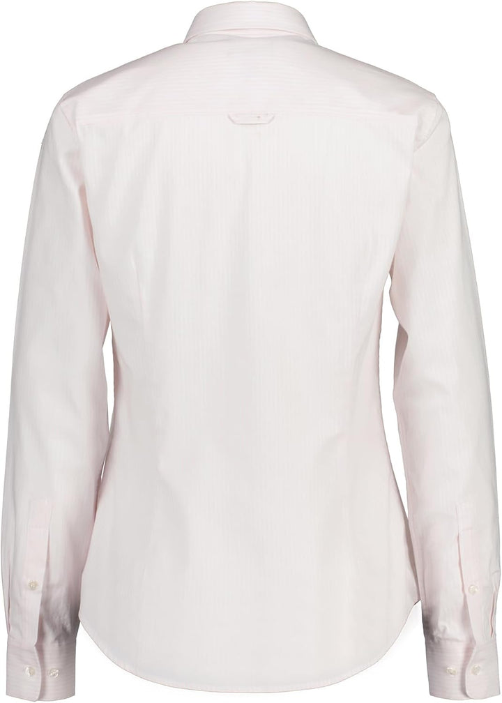 GANT Damen Slim Stretch Oxford Striped Shirt GESTREIFTE Bluse SCHMALE Passform 36 Light Pink, 36 Lig