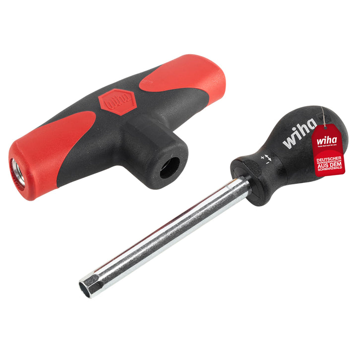 Wiha einstellbarer Drehmoment-Schraubendreher mit Quergriff TorqueVario®-S Tplus 5-14 Nm, hörbares K