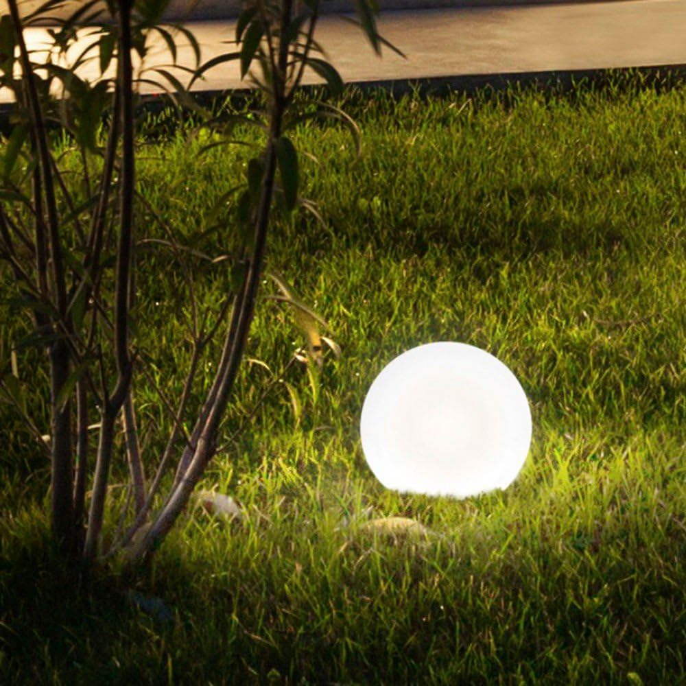 s.LUCE pro Globe+ langlebige Garten Aussenkugel Weiss matte Kugelleuchte Kugellampe, Grösse:Ø 60cm,