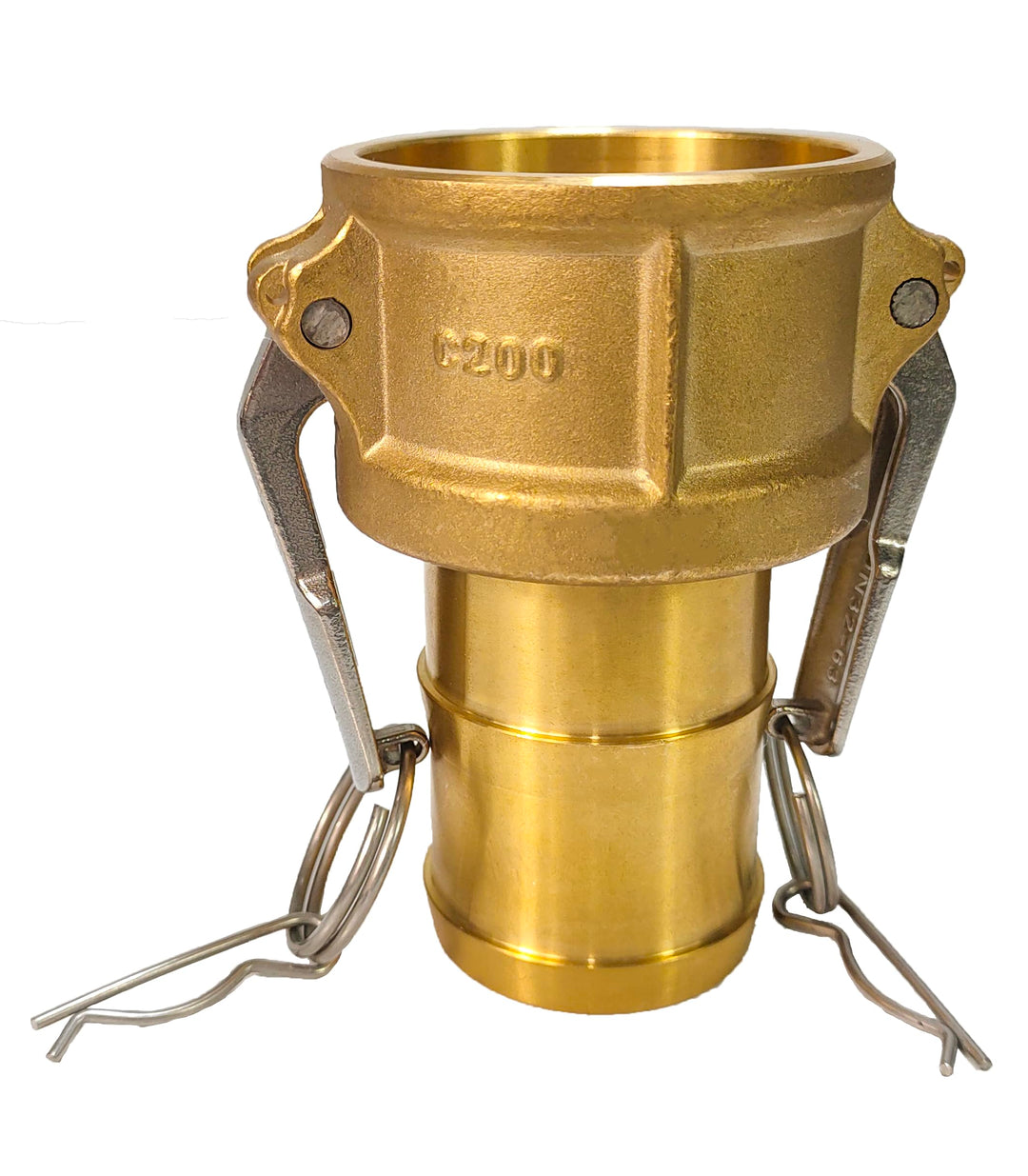 Kamlock Kupplungen Typ C Adapter mit Schlauchtülle (Messing, 3") Messing 3", Messing 3"