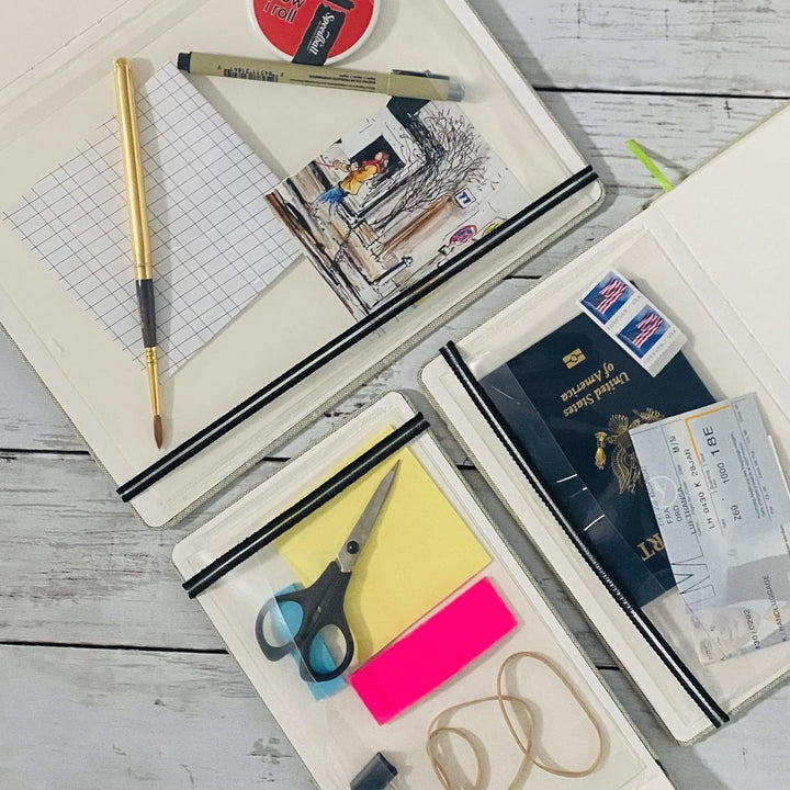 Speedball 769888 Art Journal 20,3 x 20,3 cm NAT.Linen, Papier, 200 g/m², Square, Square