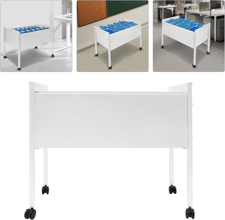 Hängemappenwagen Durable Rollbarer Aktenschrank mit Universalrollen Aktenordner Büroschrank für Büro