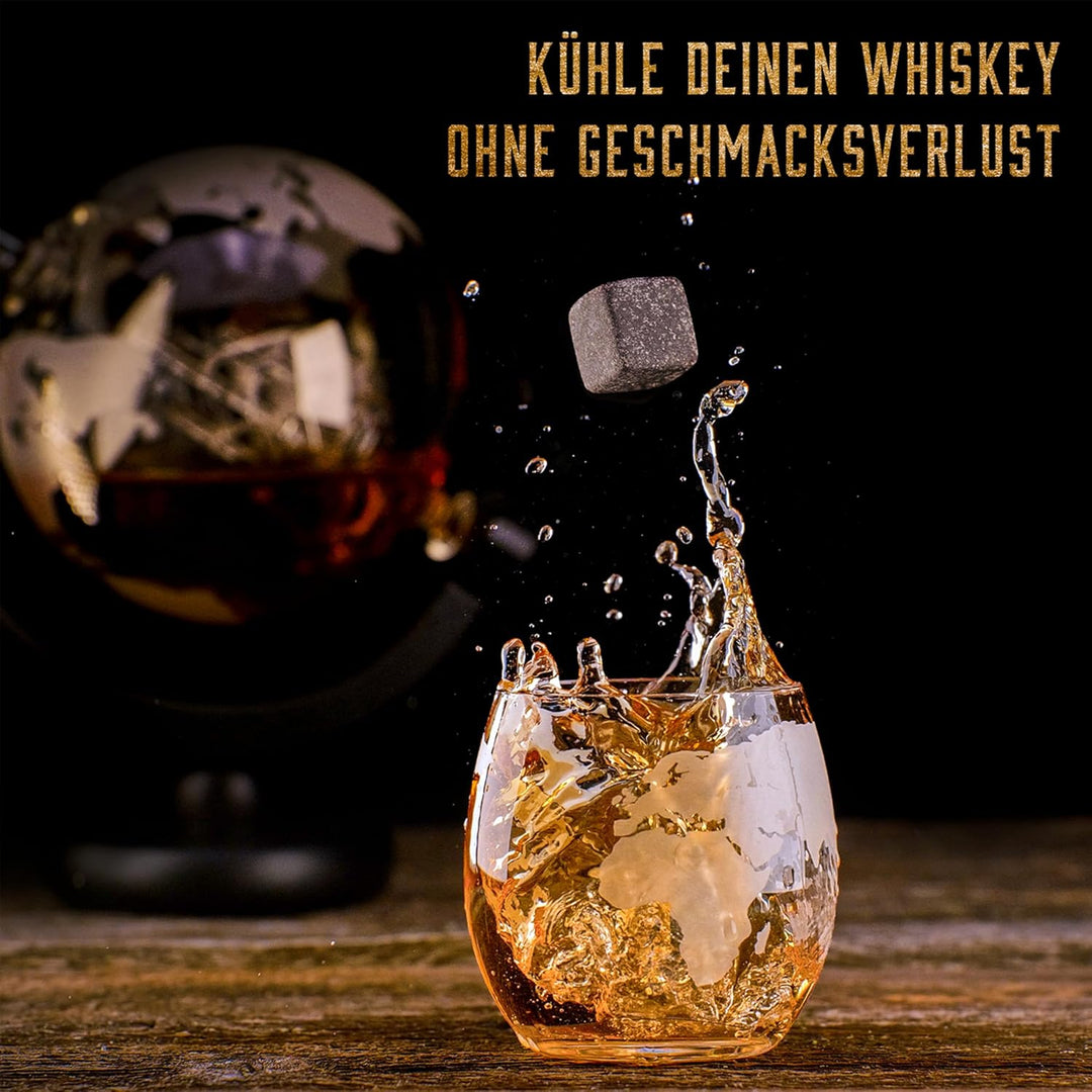 WHISISKEY Whisky Karaffe Set - Whiskey Geschenkset - Geschenke für Männer - Männergeschenke Geschenk