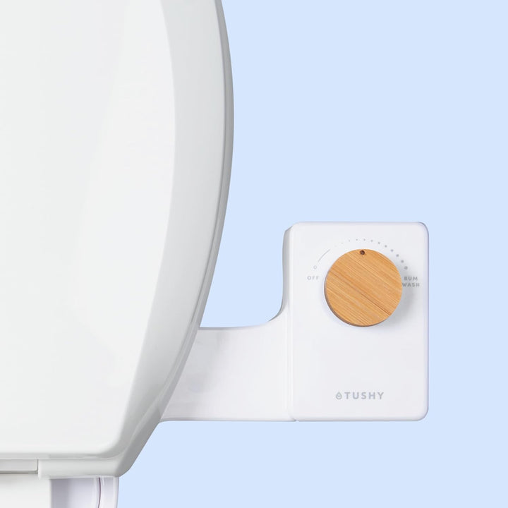 TUSHY Fresh Cool Water Bidet: Ultra Slim WC-Sitz-Aufsatz (nicht elektrisch, selbstreinigend, hygieni