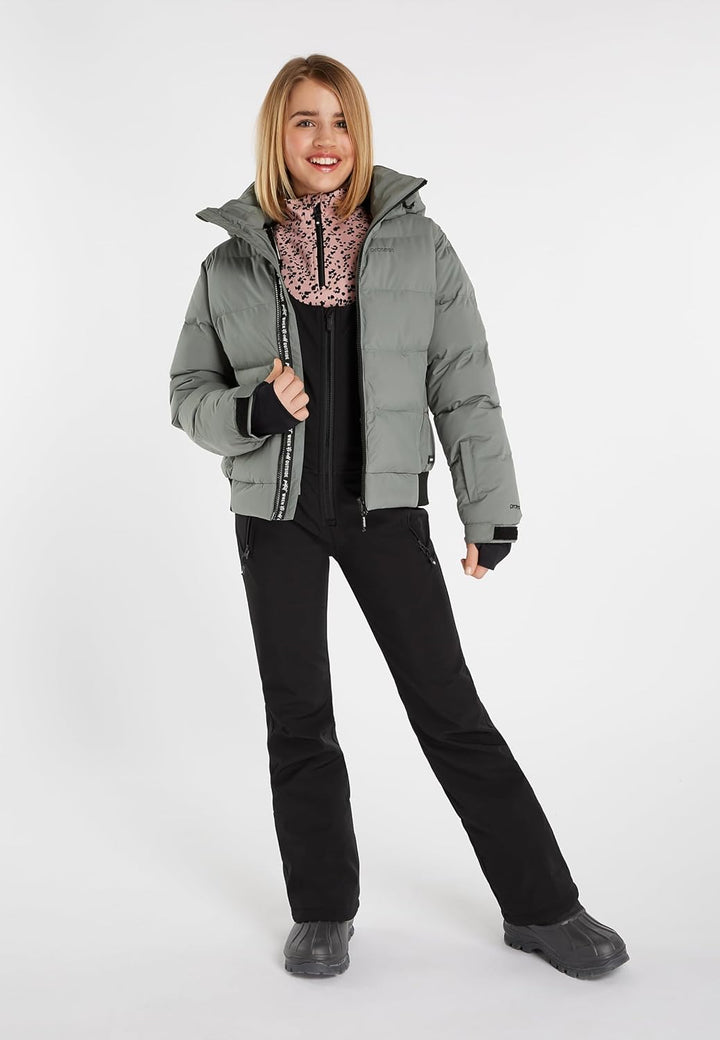 Protest Mädchen Ski- Und Snowboardjacke PRTELIN JR 128 Mistygreen, 128 Mistygreen