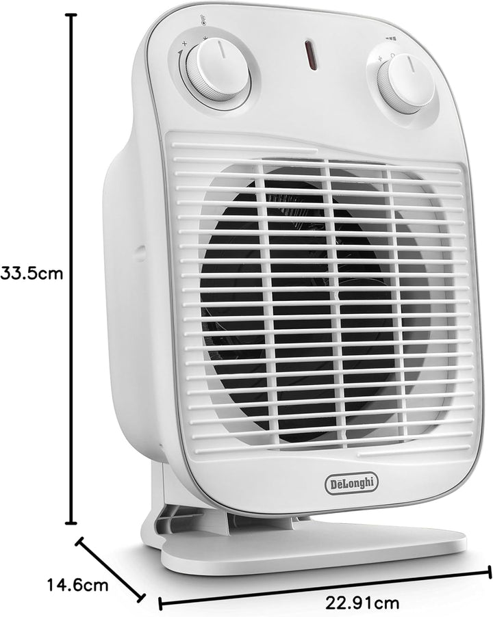 De’Longhi Heizlüfter Vertical Edge 1 Bianco Weiss, Weiss