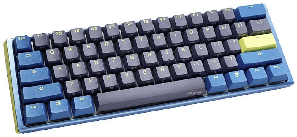 Ducky One 3 Daybreak - Mechanische Gaming Tastatur Deutsches Layout im Mini-Format (60% Keyboard) mi