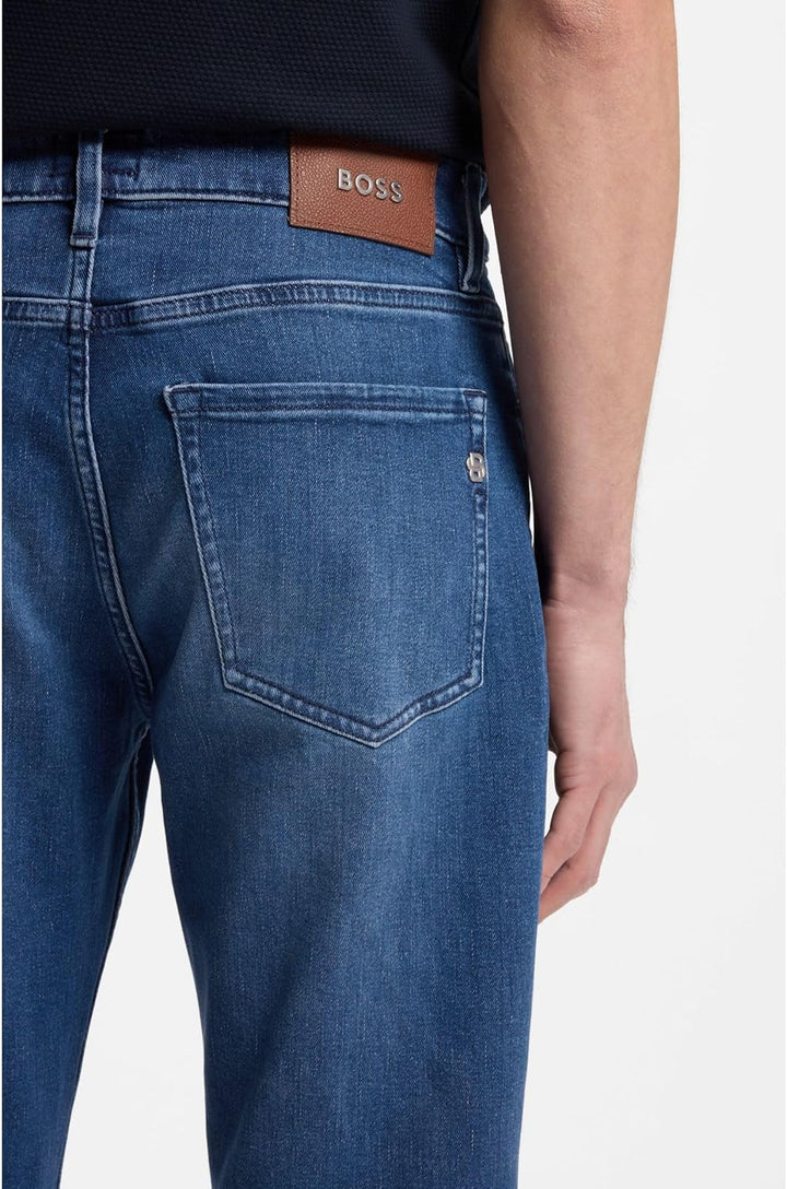 BOSS Herren Hugo Boss H-re.maine Jeans 30W / 34L Mittelblau420, 30W / 34L Mittelblau420