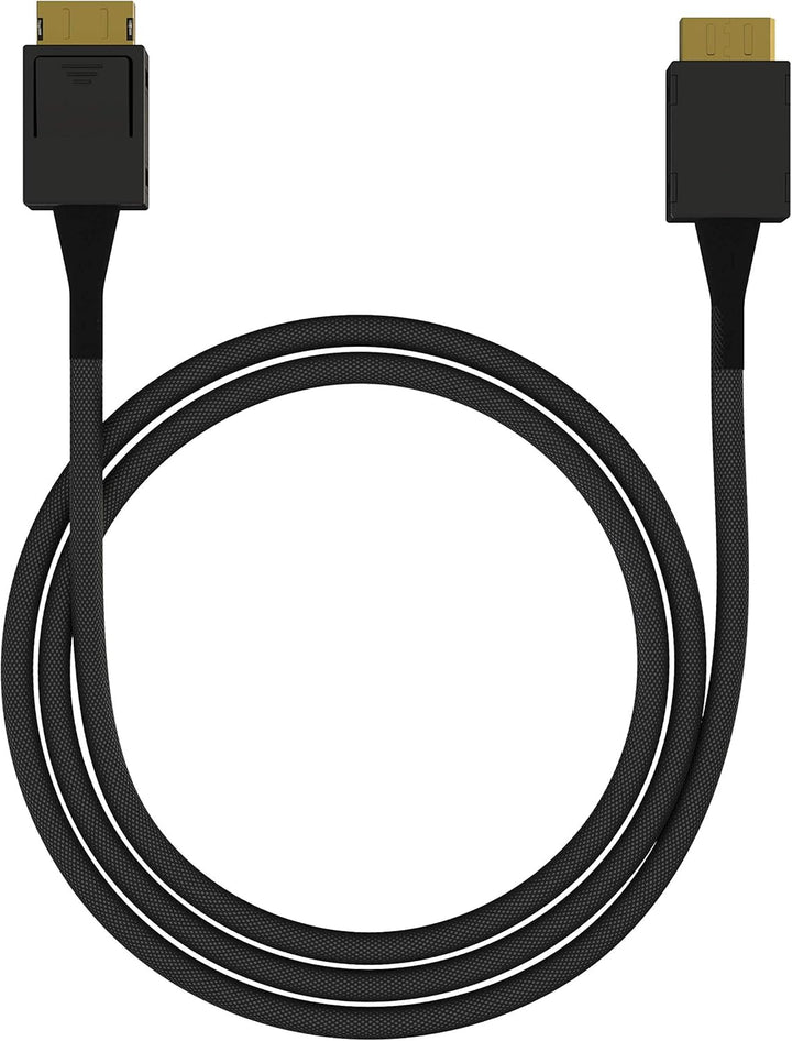 LINKUP - OCuLink PCIe SFF-8611 4i to OCuLink SFF-8611 SSD Data Active Cable w/Nylon Cable Jacket 25c