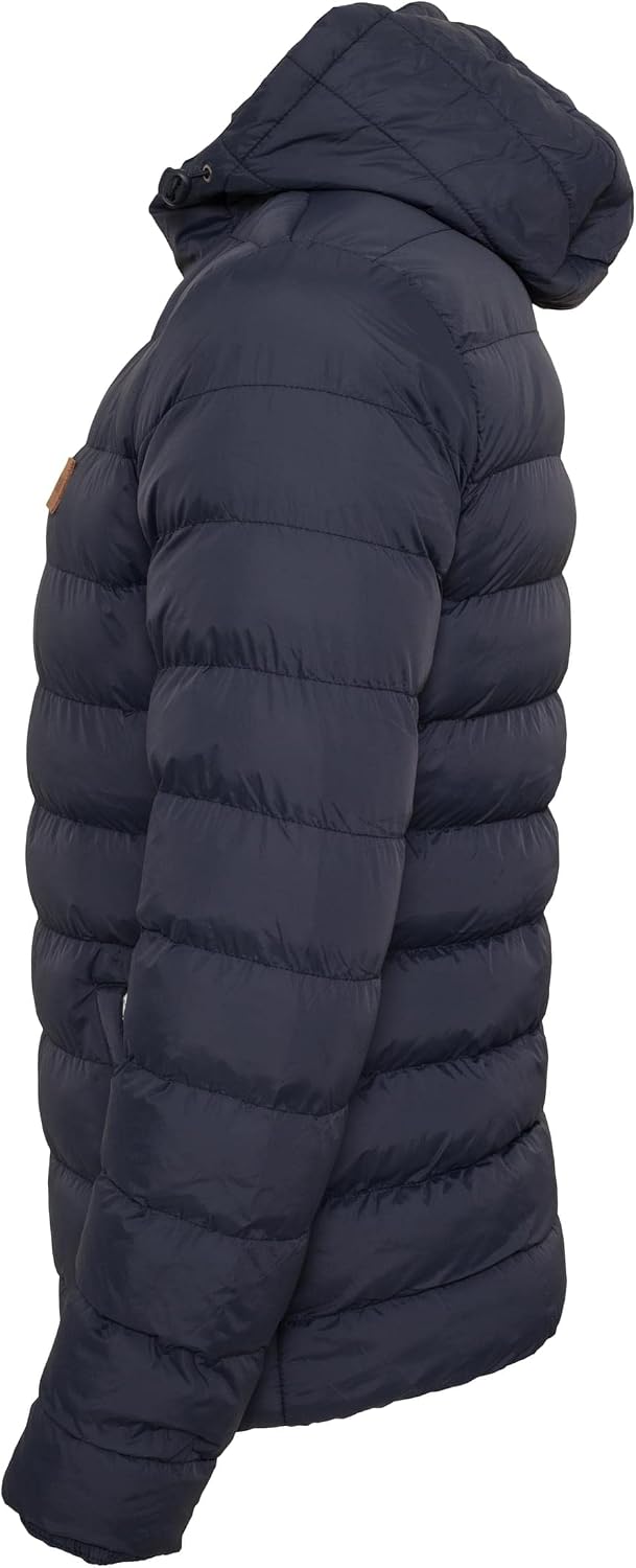 Urban Classics Herren Basic Bubble Jacket M Bleu (Marine / Weiss / Marine 496), M Bleu (Marine / Wei