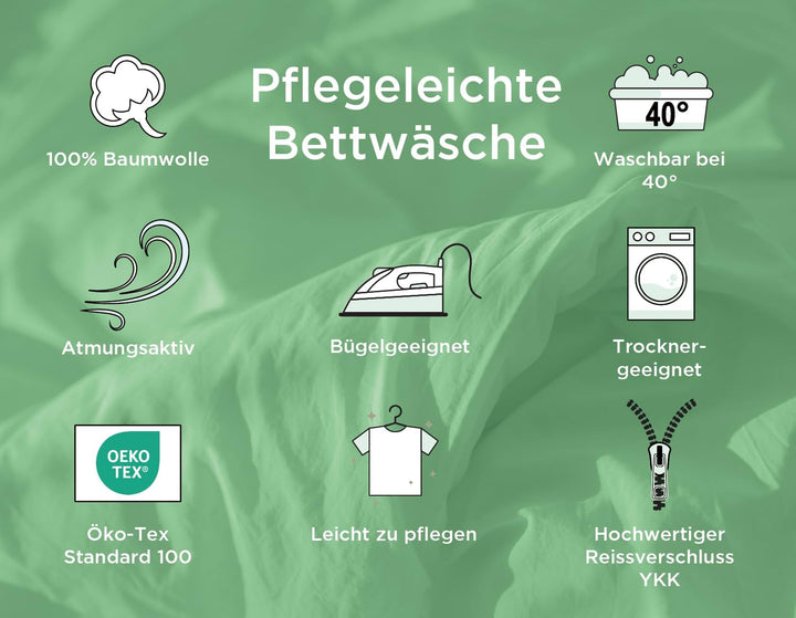 Babybettwäsche Set Bauernhof, 100 x 135 cm Bettbezug, 40 x 60 cm Kissenbezug, 100% Baumwolle, Mehrfa