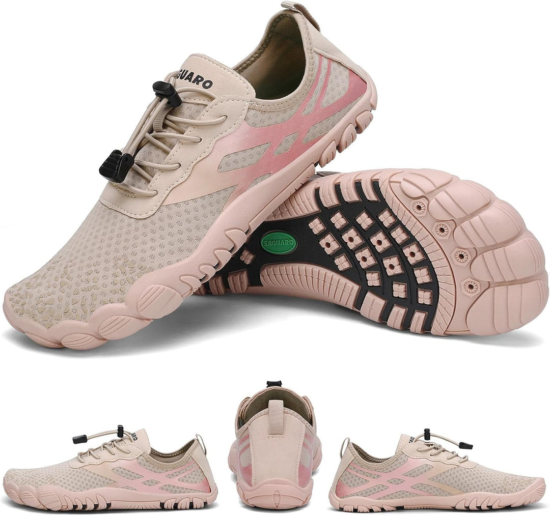 SAGUARO Badeschuhe Damen Aquaschuhe Herren Slip On Atmungsaktiv Schnelltrocknend Wasserschuhe Outdoo