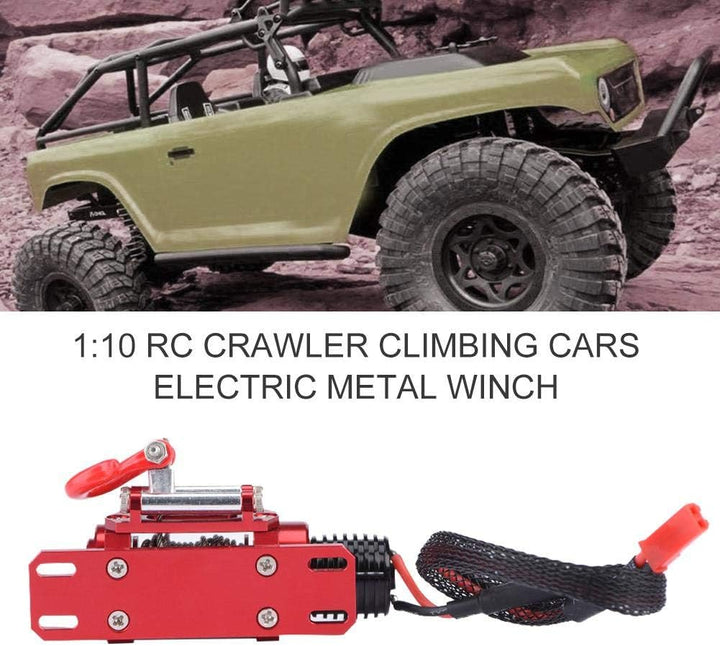 RC Winch, 1:10 Crawler Climbing Cars Elektro-Metall für SCX10 D90 D110 TF2 KM2